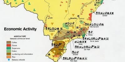 Carte économique du Brésil